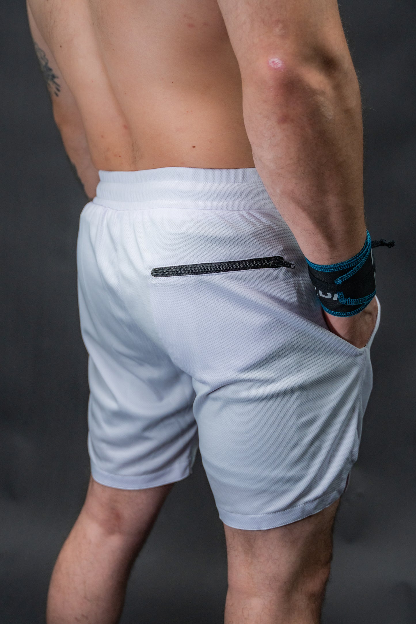 White Compression Shorts